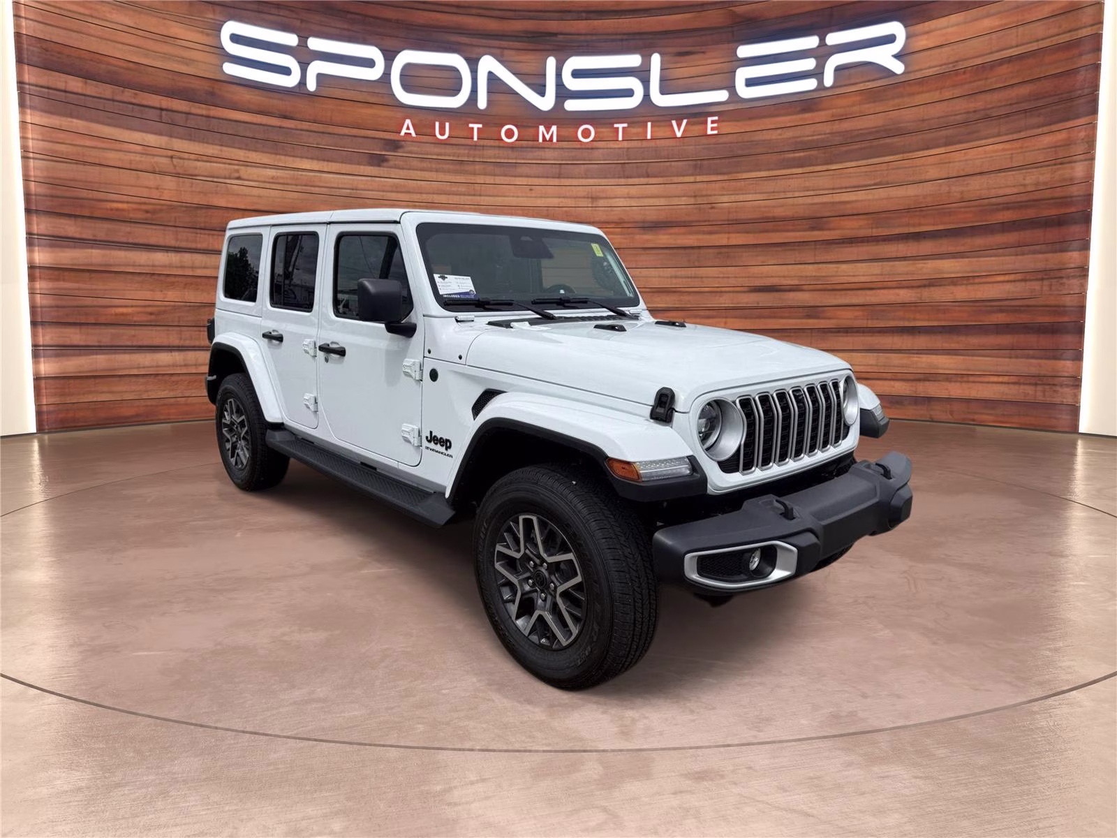 2026 Bright White Clearcoat Jeep Wrangler Sahara 4X4 4-door