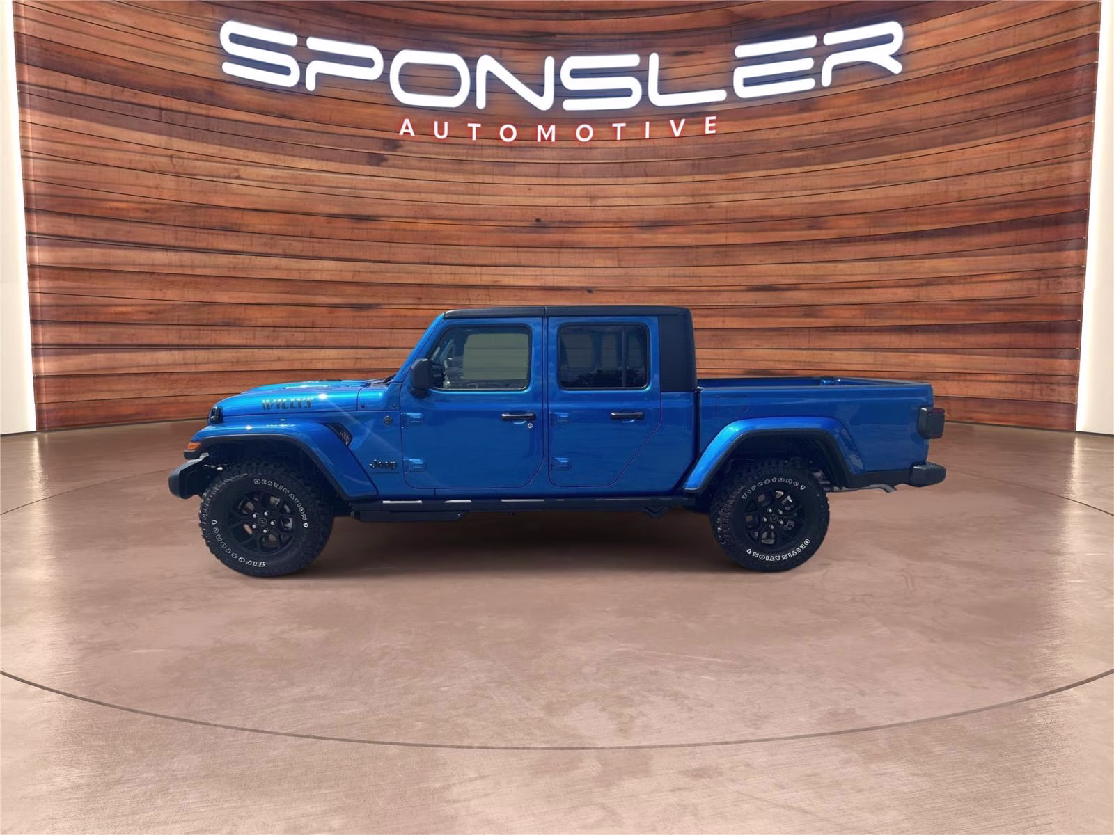2026 Hydro Blue Pearlcoat Jeep Gladiator Willys 4X4 Truck