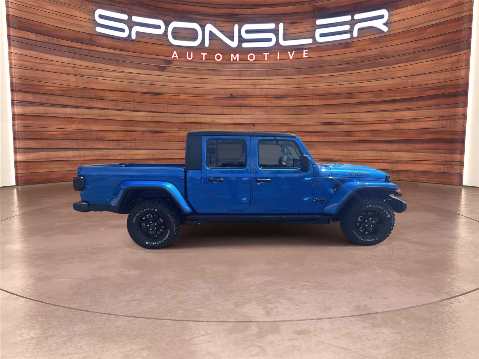 2026 Hydro Blue Pearlcoat Jeep Gladiator Willys 4X4 Truck
