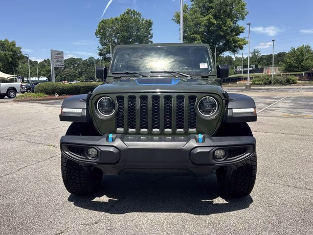 2023 Sarge Green Clearcoat Jeep Wrangler 4xe Rubicon 4X4 Convertible
