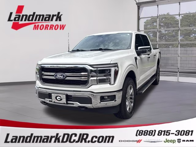 2025 White Metallic Ford F-150 LARIAT 4X4 Truck