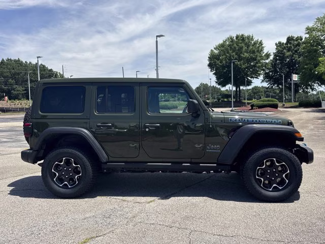 2023 Sarge Green Clearcoat Jeep Wrangler 4xe Rubicon 4X4 Convertible