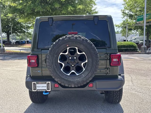 2023 Sarge Green Clearcoat Jeep Wrangler 4xe Rubicon 4X4 Convertible