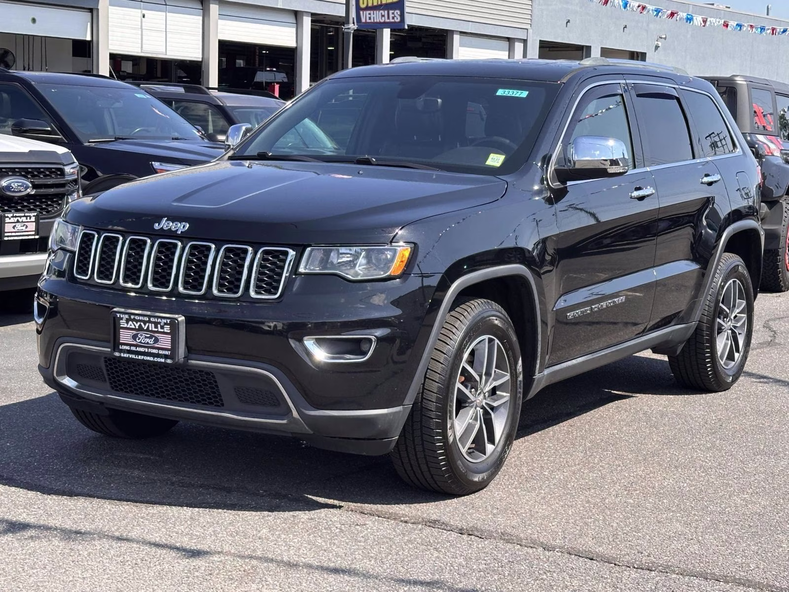 2018 Diamond Black Crystal Pearlcoat Jeep Grand Cherokee Limited 4x4 4X4 SUV