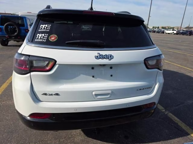 2023 Bright White Clearcoat Jeep Compass Limited 4X4 SUV