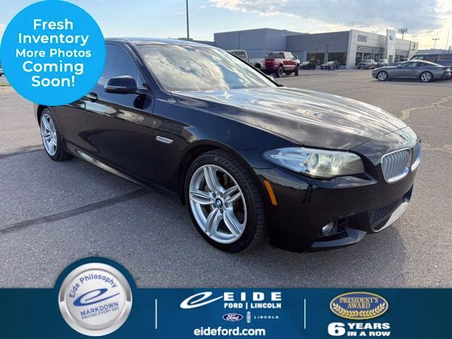 2014 Jet Black BMW 5 Series 550i xDrive AWD Sedan