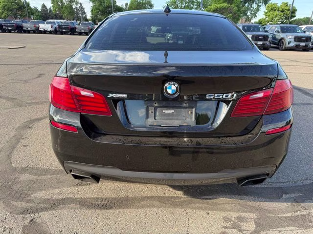 2014 Jet Black BMW 5 Series 550i xDrive AWD Sedan