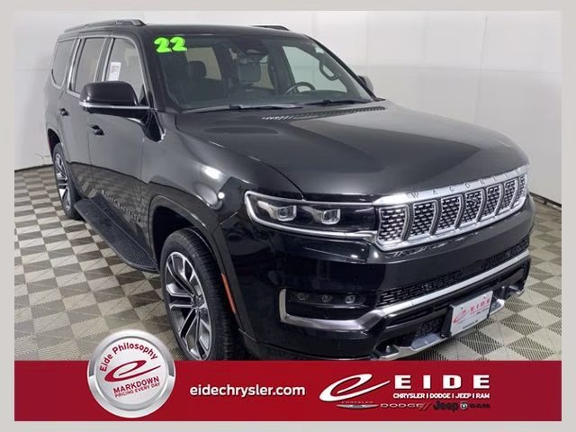 2022 Diamond Black Crystal Pearlcoat Jeep Grand Wagoneer Series III 4X4 SUV