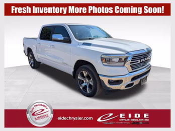 2023 Bright White Clearcoat Ram 1500 Laramie 4X4 Truck