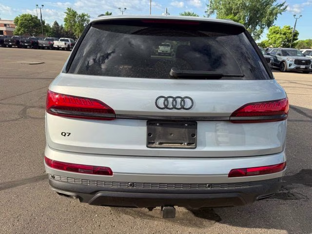 2025 Silver Audi Q7 45 Premium Plus AWD SUV