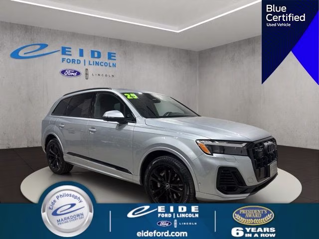 2025 Satellite Silver Metallic Audi Q7 45 Premium Plus AWD SUV