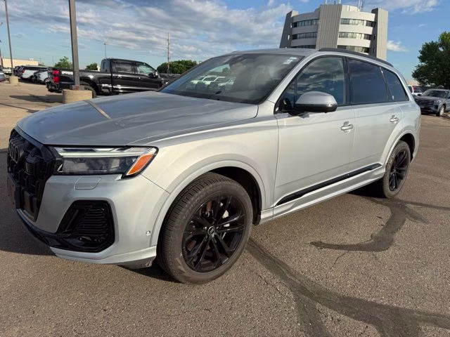 2025 Silver Audi Q7 45 Premium Plus AWD SUV