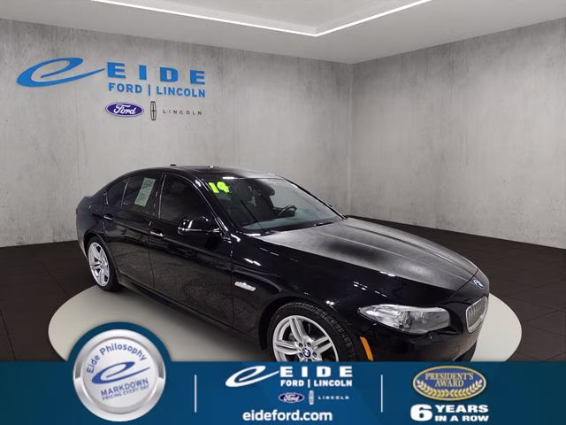 2014 Jet Black BMW 5 Series 550i xDrive AWD Sedan