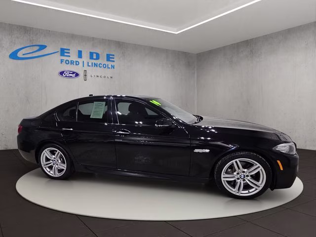2014 Jet Black BMW 5 Series 550i xDrive AWD Sedan