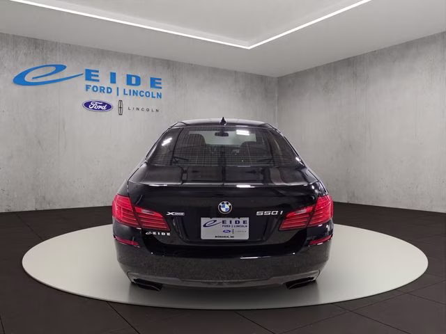 2014 Jet Black BMW 5 Series 550i xDrive AWD Sedan