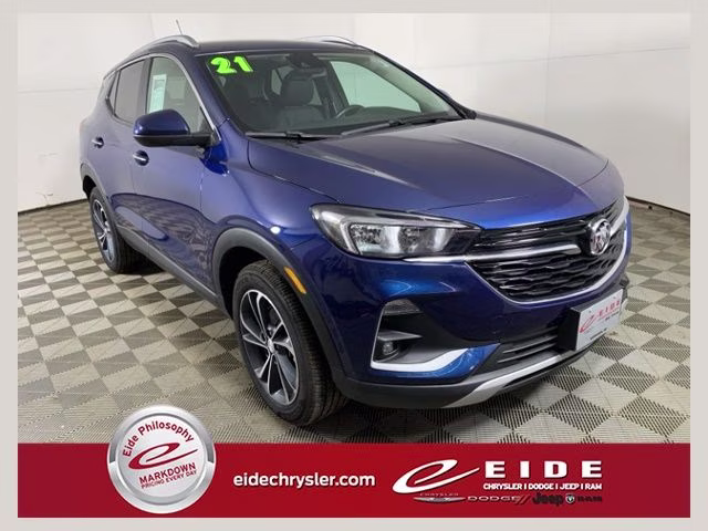 2021 Deep Azure Metallic Buick Encore GX Select AWD SUV