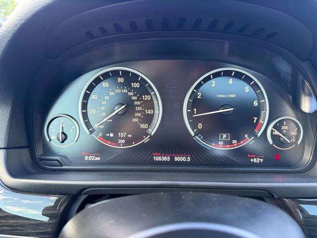 2014 Jet Black BMW 5 Series 550i xDrive AWD Sedan