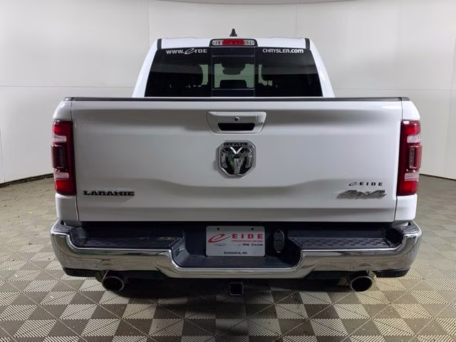 2023 Bright White Clearcoat Ram 1500 Laramie 4X4 Truck