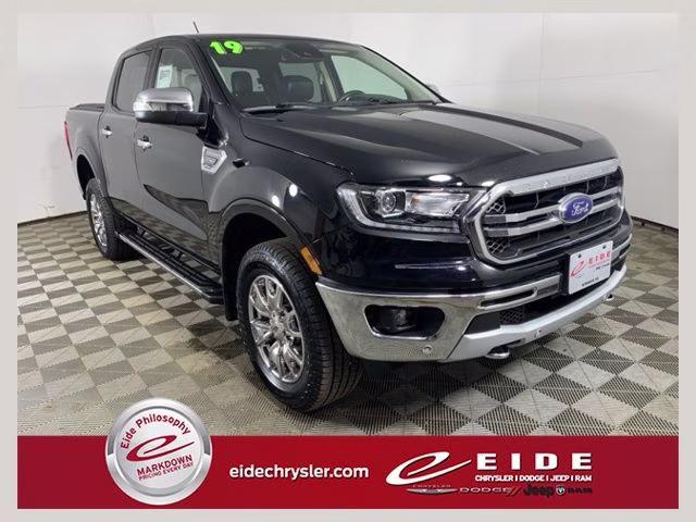 2019 Shadow Black Ford Ranger Lariat 4X4 Truck