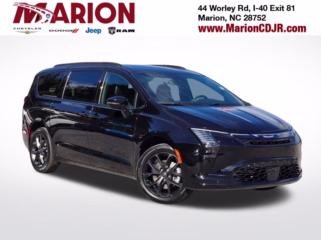 2027 Diamond Black Crystal Pearlcoat Chrysler Pacifica Limited AWD Van