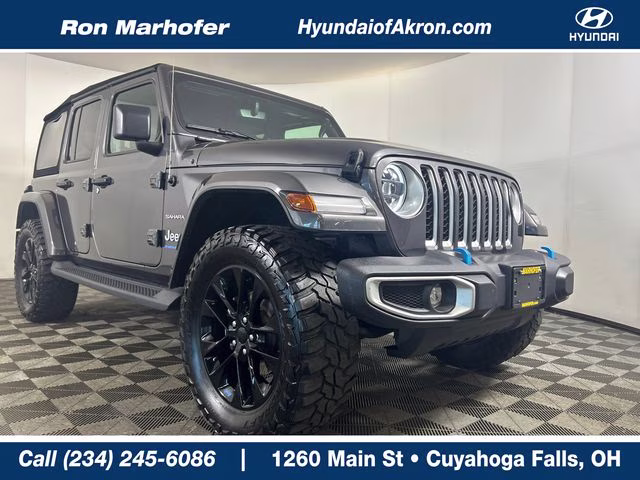 2023 Granite Crystal Metallic Clearcoat Jeep Wrangler Sahara 4xe 4X4 SUV