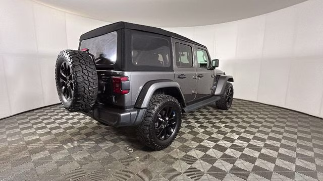 2023 Granite Crystal Metallic Clearcoat Jeep Wrangler Sahara 4xe 4X4 SUV
