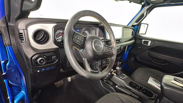 2024 Hydro Blue Pearl Coat Jeep Wrangler Sport S 4xe 4X4 SUV