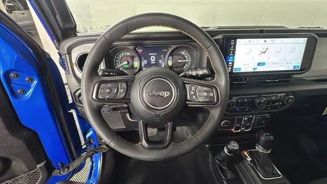 2024 Hydro Blue Pearl Coat Jeep Wrangler Sport S 4xe 4X4 SUV