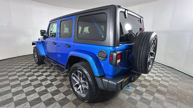 2024 Hydro Blue Pearl Coat Jeep Wrangler Sport S 4xe 4X4 SUV