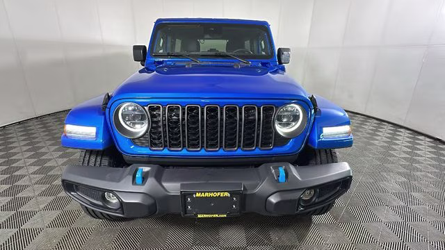 2024 Hydro Blue Pearl Coat Jeep Wrangler Sport S 4xe 4X4 SUV