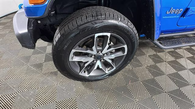 2024 Hydro Blue Pearl Coat Jeep Wrangler Sport S 4xe 4X4 SUV