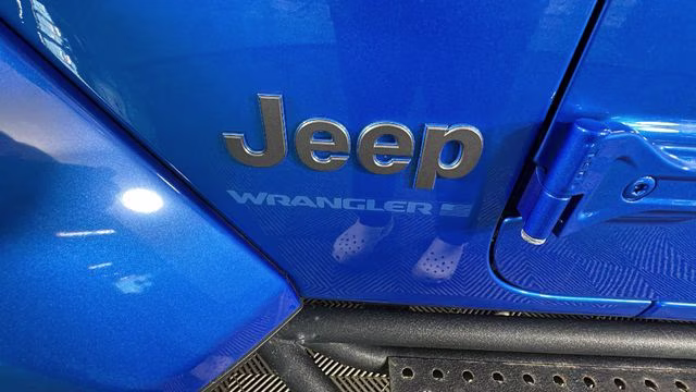 2024 Hydro Blue Pearl Coat Jeep Wrangler Sport S 4xe 4X4 SUV