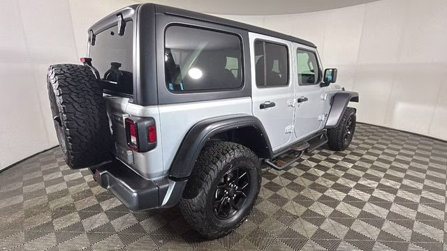 2024 Silver Zynith Clearcoat Jeep Wrangler Willys 4xe 4X4 SUV