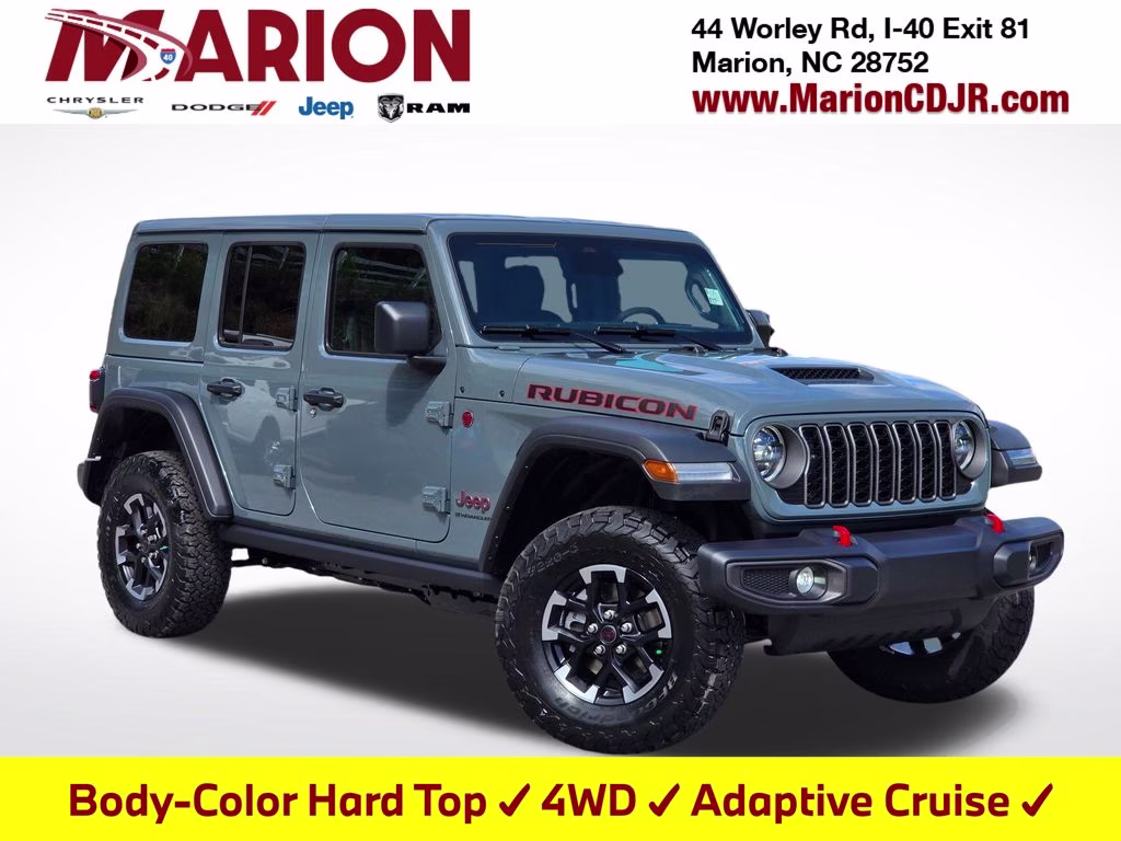 2026 Anvil Clear Coat Jeep Wrangler Rubicon 4X4 SUV
