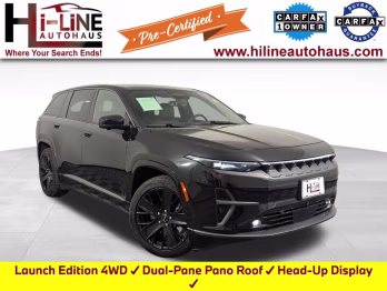 2024 Diamond Black Crystal Pearlcoat Jeep Wagoneer S Launch Edition 4X4 SUV