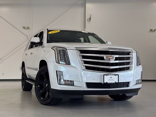 2019 Crystal White Tricoat Cadillac Escalade Luxury 4X4 SUV