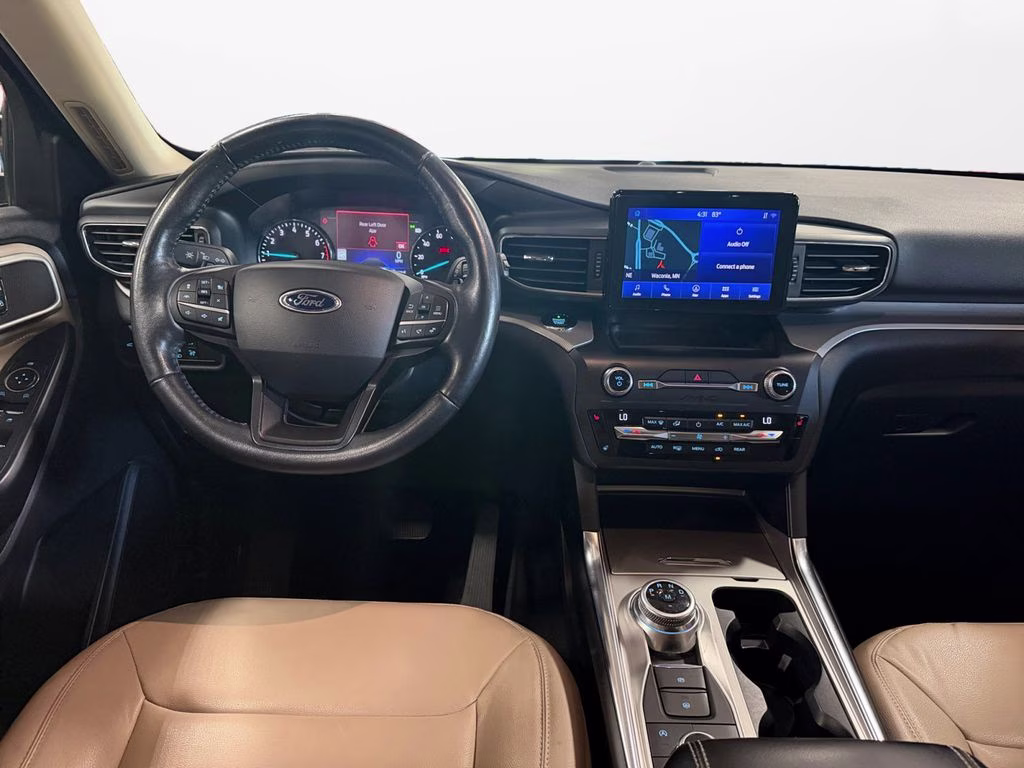 2020 White Metallic Ford Explorer XLT 4X4 SUV