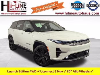 2024 Bright White Clearcoat Jeep Wagoneer S Launch Edition 4X4 SUV
