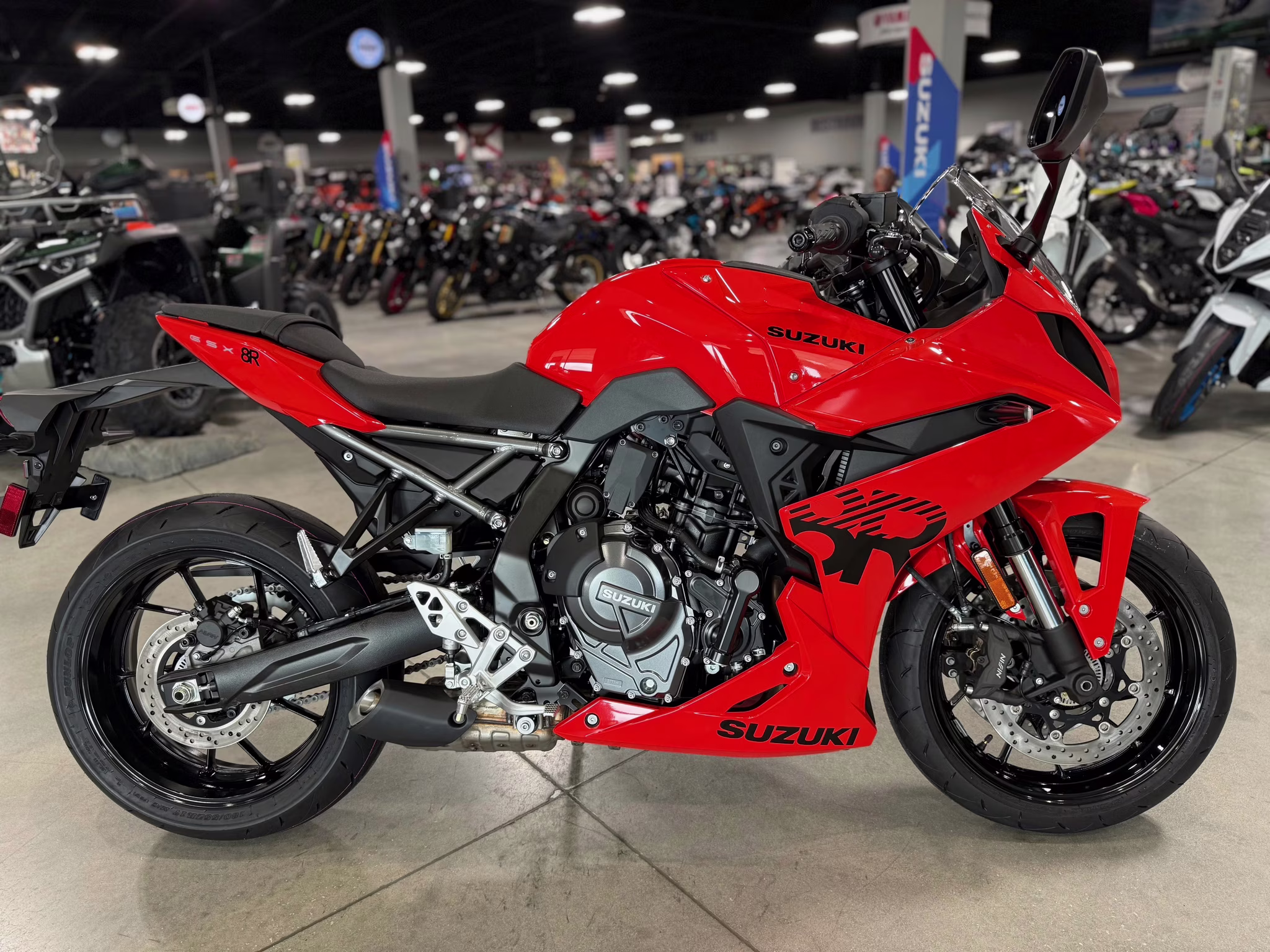 2026 Orange Suzuki GSX 8R Motorcycle