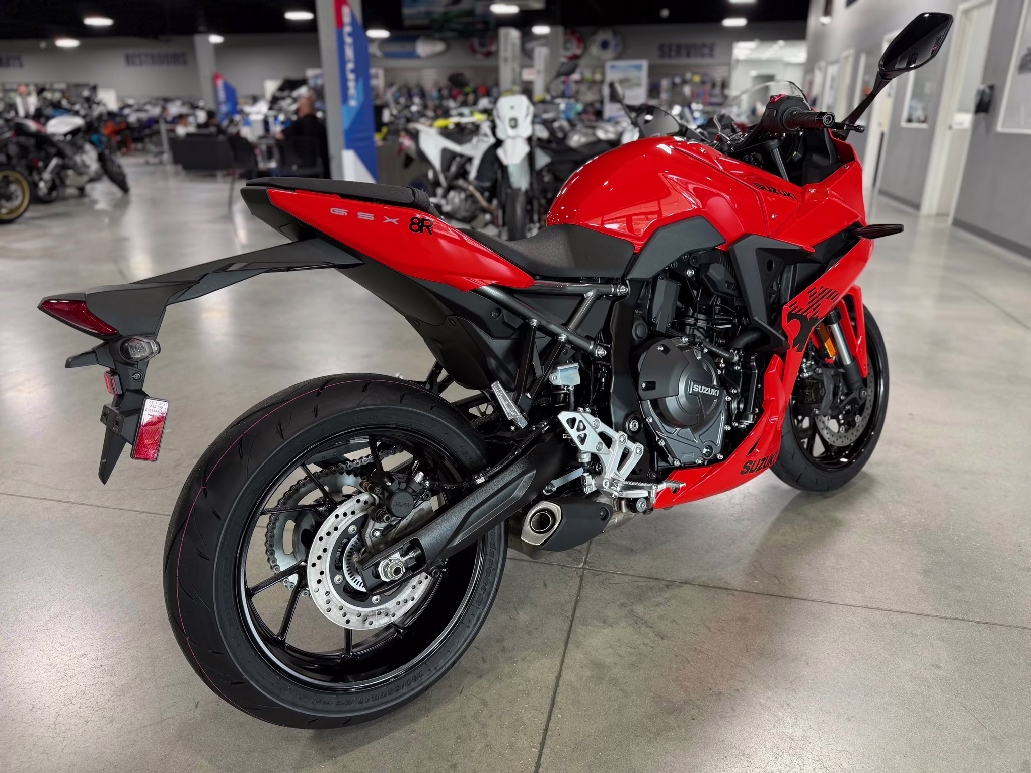 2026 Orange Suzuki GSX 8R Motorcycle