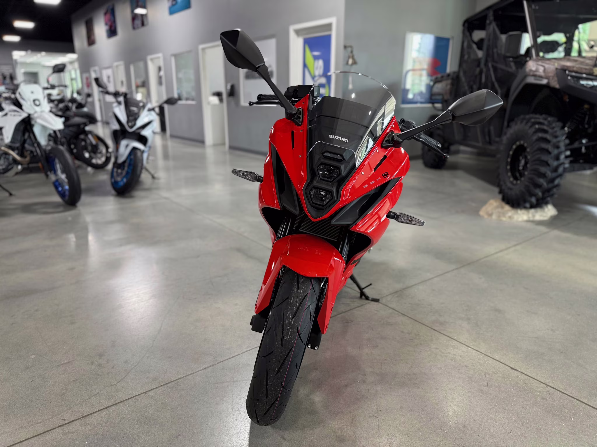 2026 Orange Suzuki GSX 8R Motorcycle