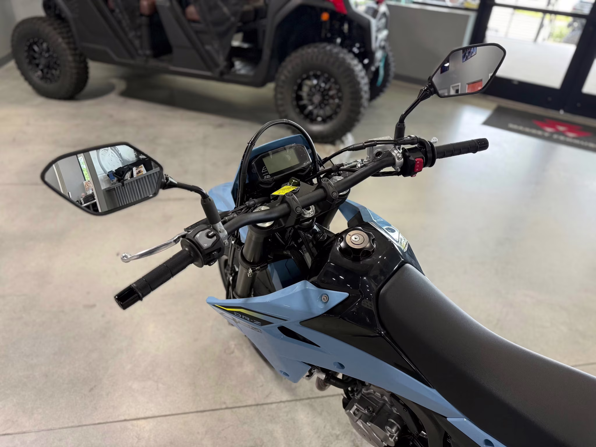 2025 SKY GRAY Suzuki DR-Z 4SM Motorcycle