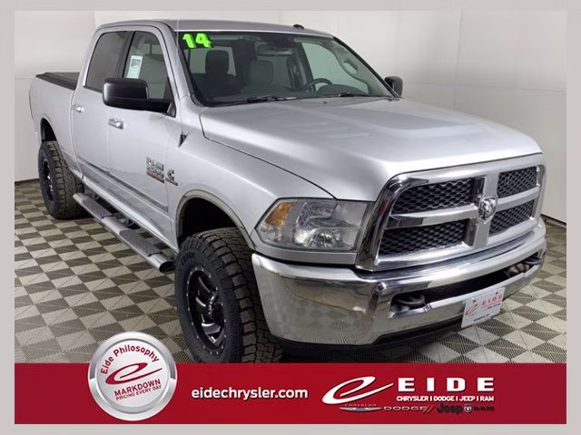 2014 Bright Silver Metallic Clearcoat Ram 2500 SLT 4X4 Truck