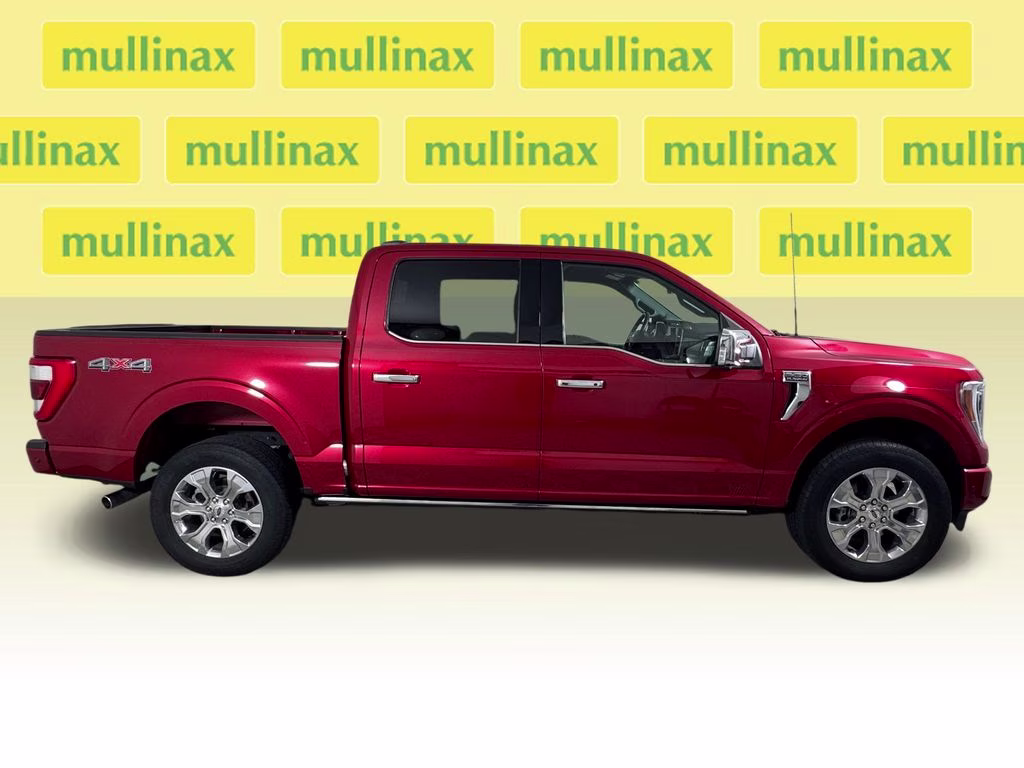 2022 Rapid Red Metallic Tinted Clearcoat Ford F-150 Platinum 4X4 Truck
