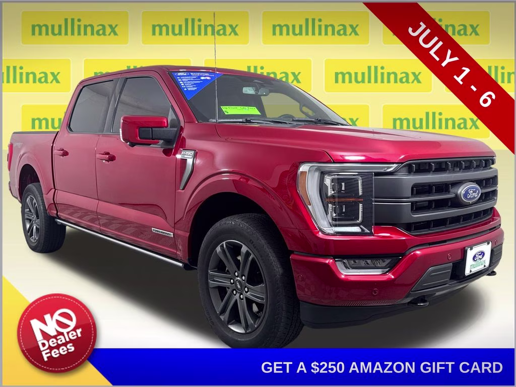2023 Red Metallic Ford F-150 Lariat 4X4 Truck