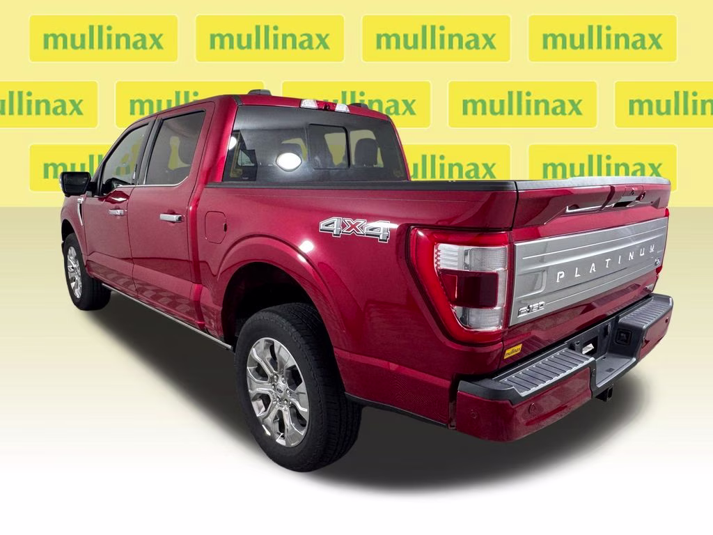 2022 Rapid Red Metallic Tinted Clearcoat Ford F-150 Platinum 4X4 Truck