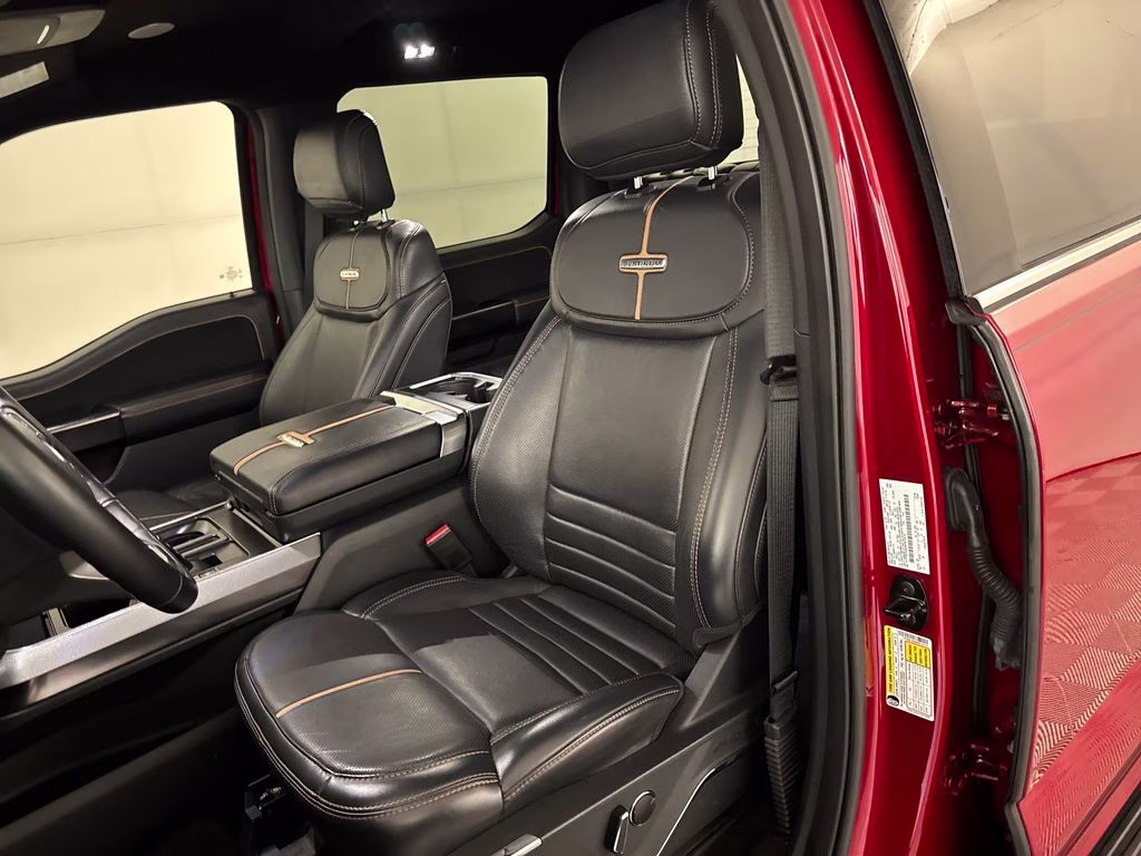 2022 Rapid Red Metallic Tinted Clearcoat Ford F-150 Platinum 4X4 Truck