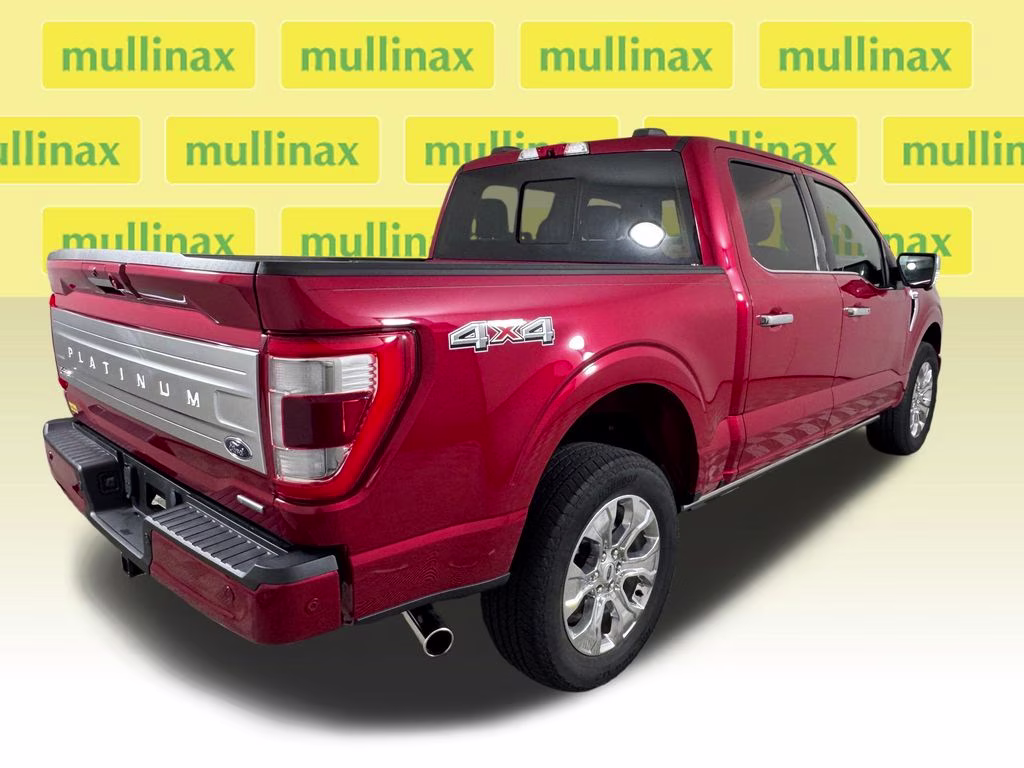 2022 Rapid Red Metallic Tinted Clearcoat Ford F-150 Platinum 4X4 Truck