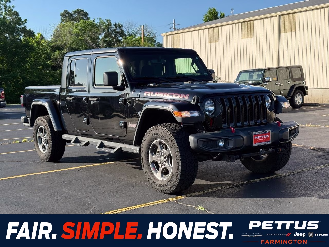 2021 Black Clearcoat Jeep Gladiator Rubicon 4X4 Truck