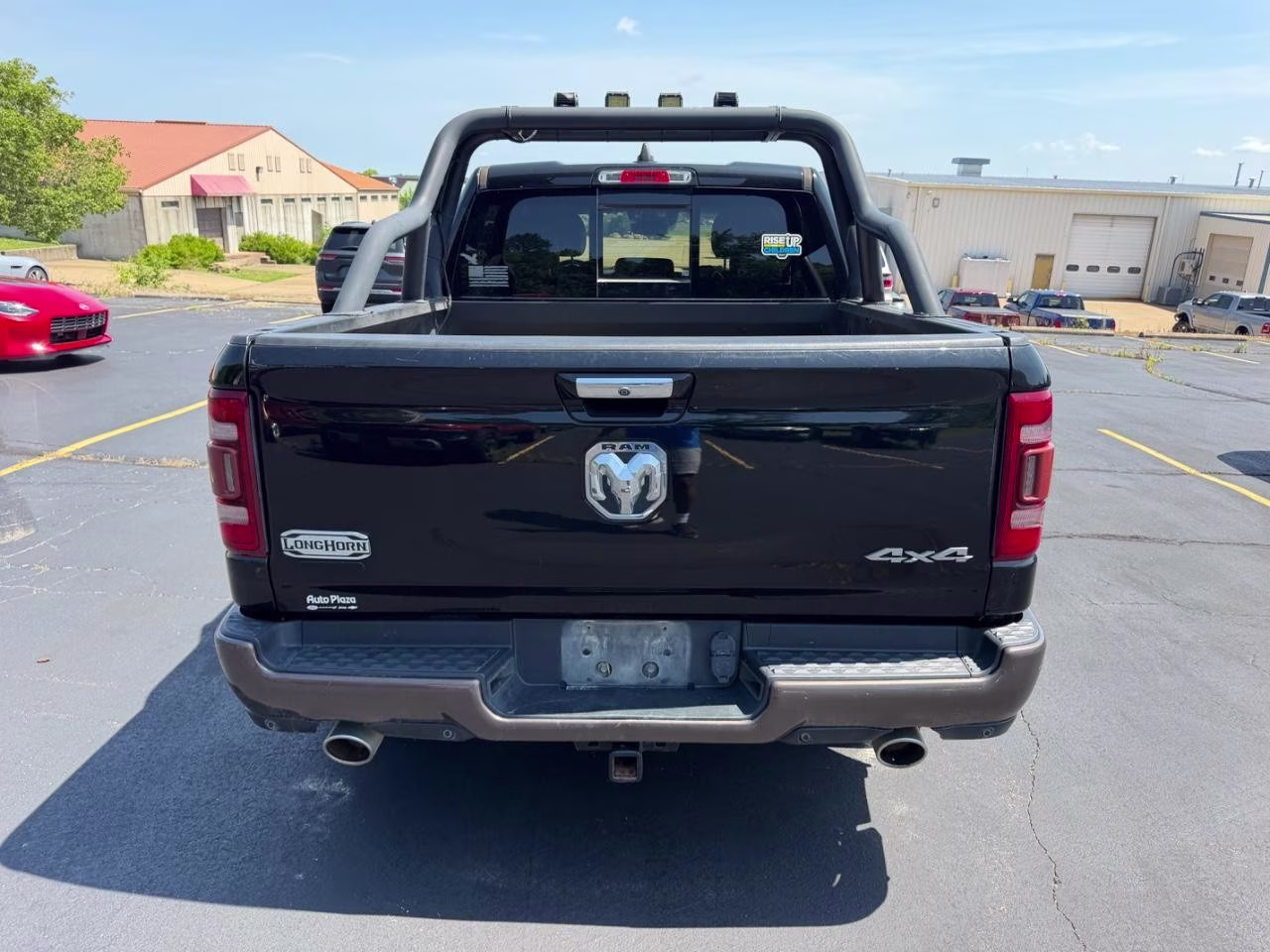 2020 Diamond Black Crystal Pearlcoat Ram 1500 4WD Longhorn Crew Cab 4X4 Truck